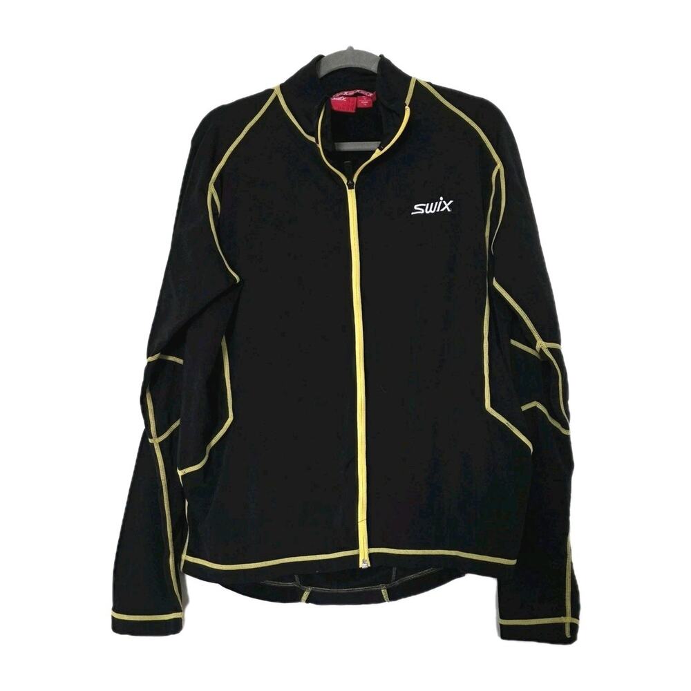 Swix Performance Zip Jacket Mens XL Gorpxore Black Hiking Outdoors Athleisure